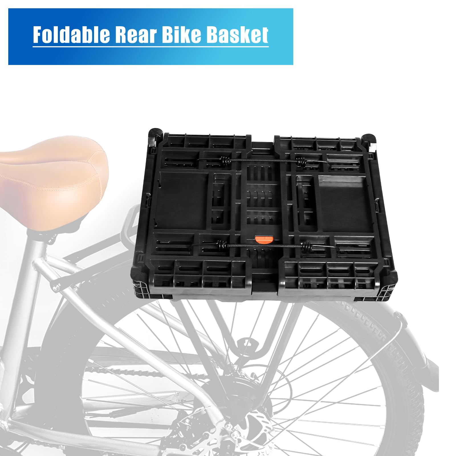 Amazon | YEEGO DIRECT 自転車バスケット リア、折りたたみ式自転車